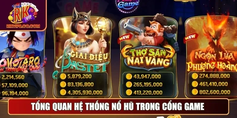 Nổ Hũ 1 Tổng quan hệ thống nổ hũ trong cổng game